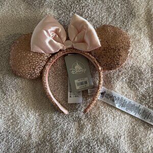Disney Rose Gold Sequins Minnie Mouse Ears